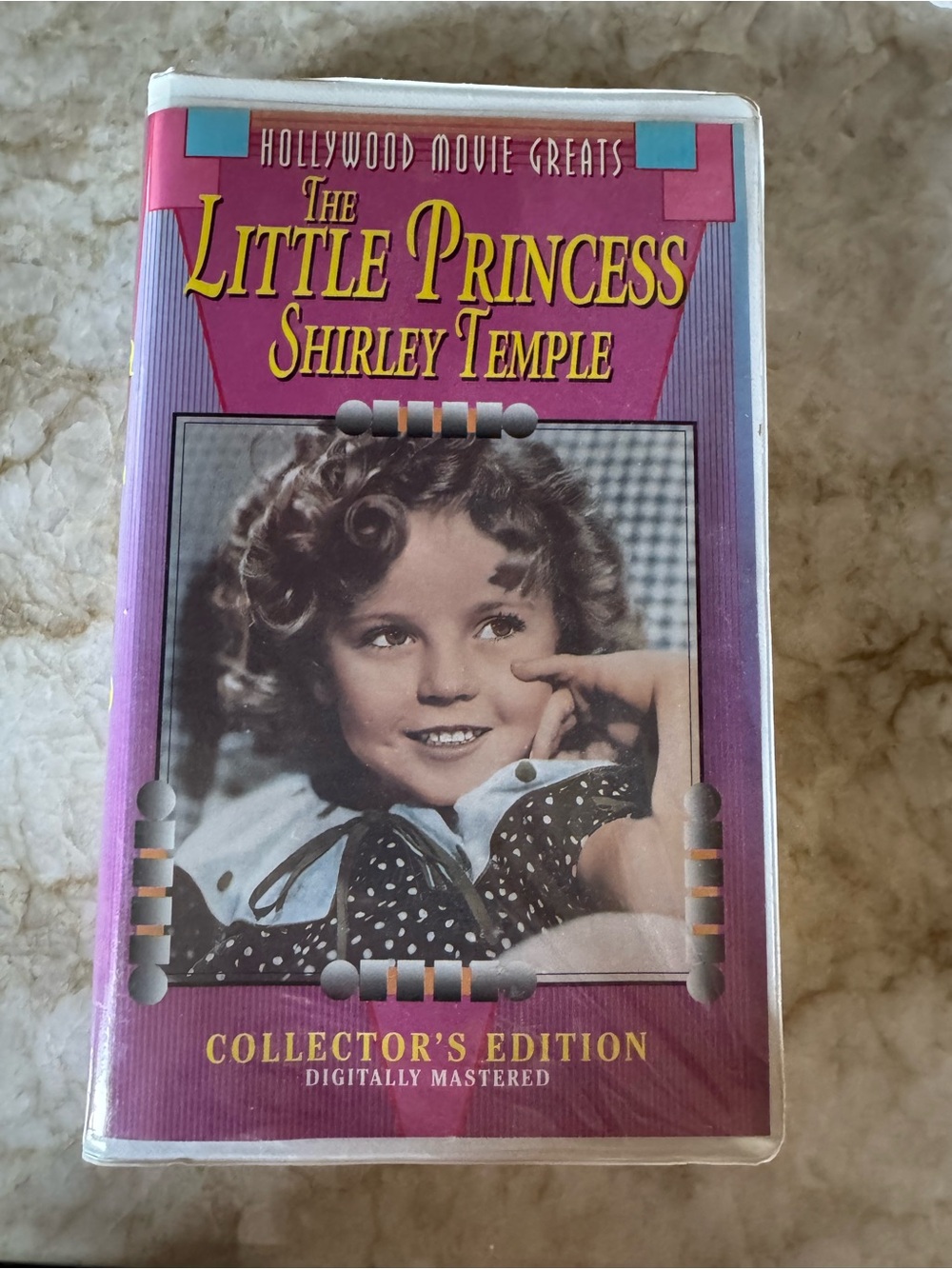 The Little Princess Shirley Temple Collector's Edition VHS - Purple